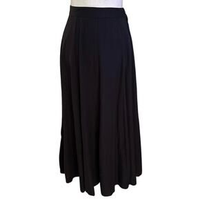 Vintage Express Size XS S Maxi Skirt Black Minimalist Capsule Goth Whimsygoth